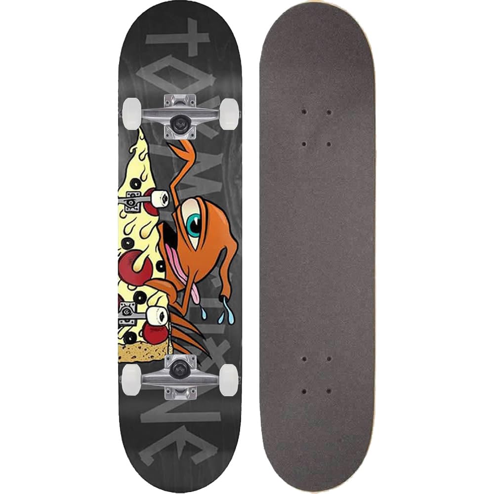 Toy Machine Skateboard Complete Complete Product Pizza Sect Black 8 0 x 31 8 Genuine Brand Skateboard