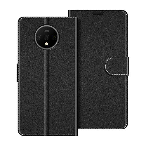 COODIO Custodia per OnePlus 7T, Custodia in Pelle