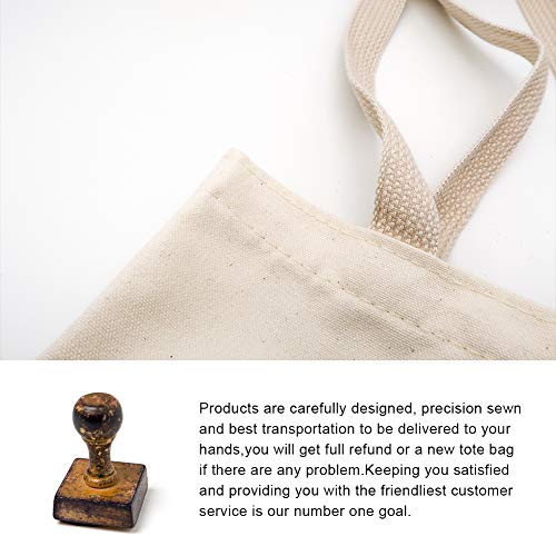 YS·AU Reusable Canvas Shopping Bags Grocery Tote Beach Bags Ripstop Reusable Gift Bags Travel Washable Foldable Durable Lightweight Eco Friendly - Image 7