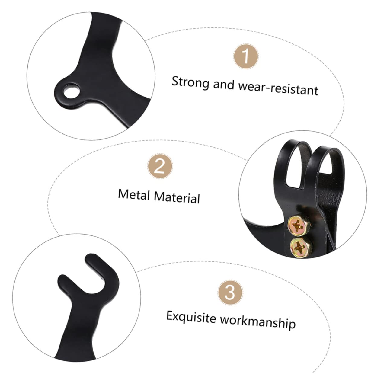 GRIRIW 2Pcs Adjustable Disc Brake Adapter Bracket for Front and Rear Wheel Convert Standard Bike to Disc Brake System Precision Made for Enhanced Stability and Reliability