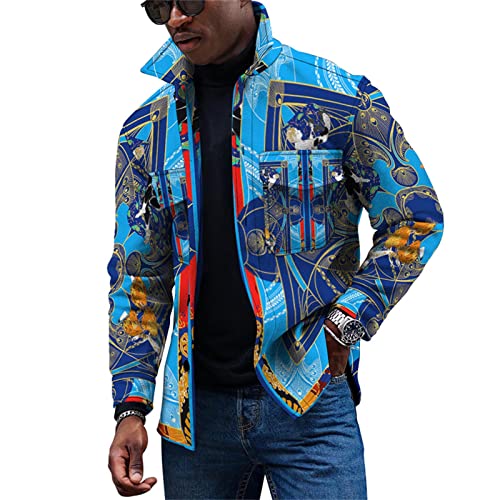 KONG JIMFAN Fleecejacke Herren - Dicke Winterjacke Mit Kapuze Und Taschen