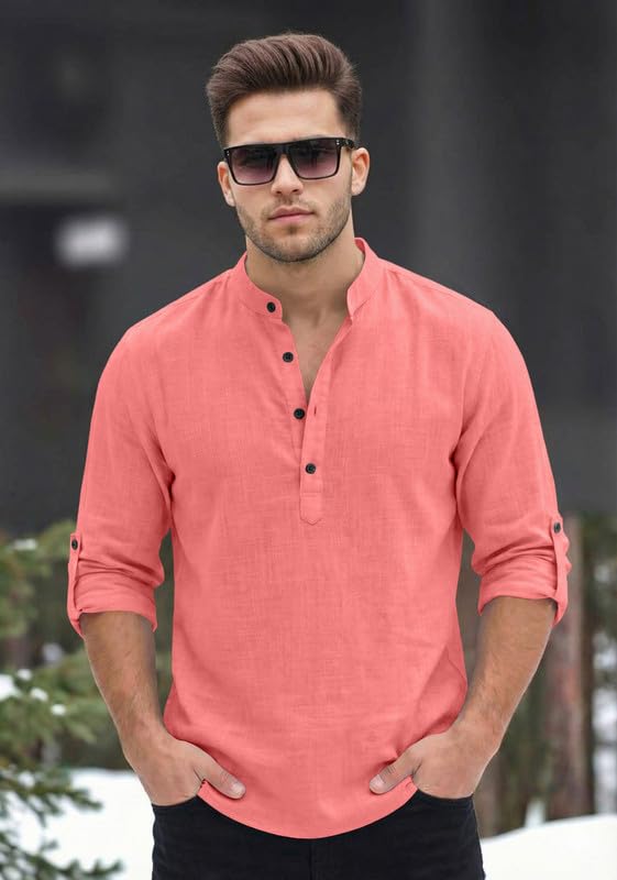 Image of Men Short Kurta
