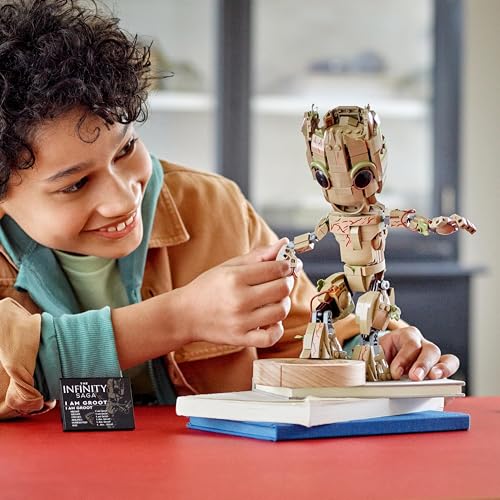 Marvel Io Sono Groot, Set Costruzioni con Modellino Marvel dei Guardiani della Galassia, Supereroe Giocattolo, Idee Regalo di Compleanno, Giochi Creativi per Bambine e Bambini da 10 Anni 76217 - Lego - Immagine 5