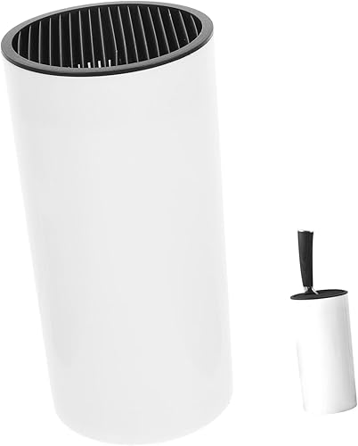 TOGEVAL Bloques de utensilios de exhibición de plástico único confiable universal base almacenamiento para bloquear cubiertos soporte de