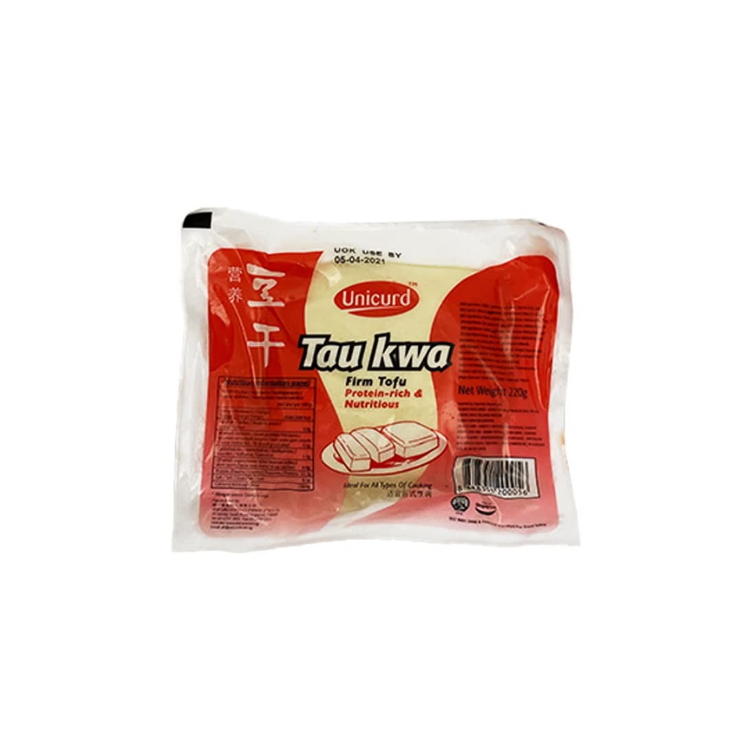 Unicurd Tau Kwa (Soy Bean Cake) 220gr x 10 Pack