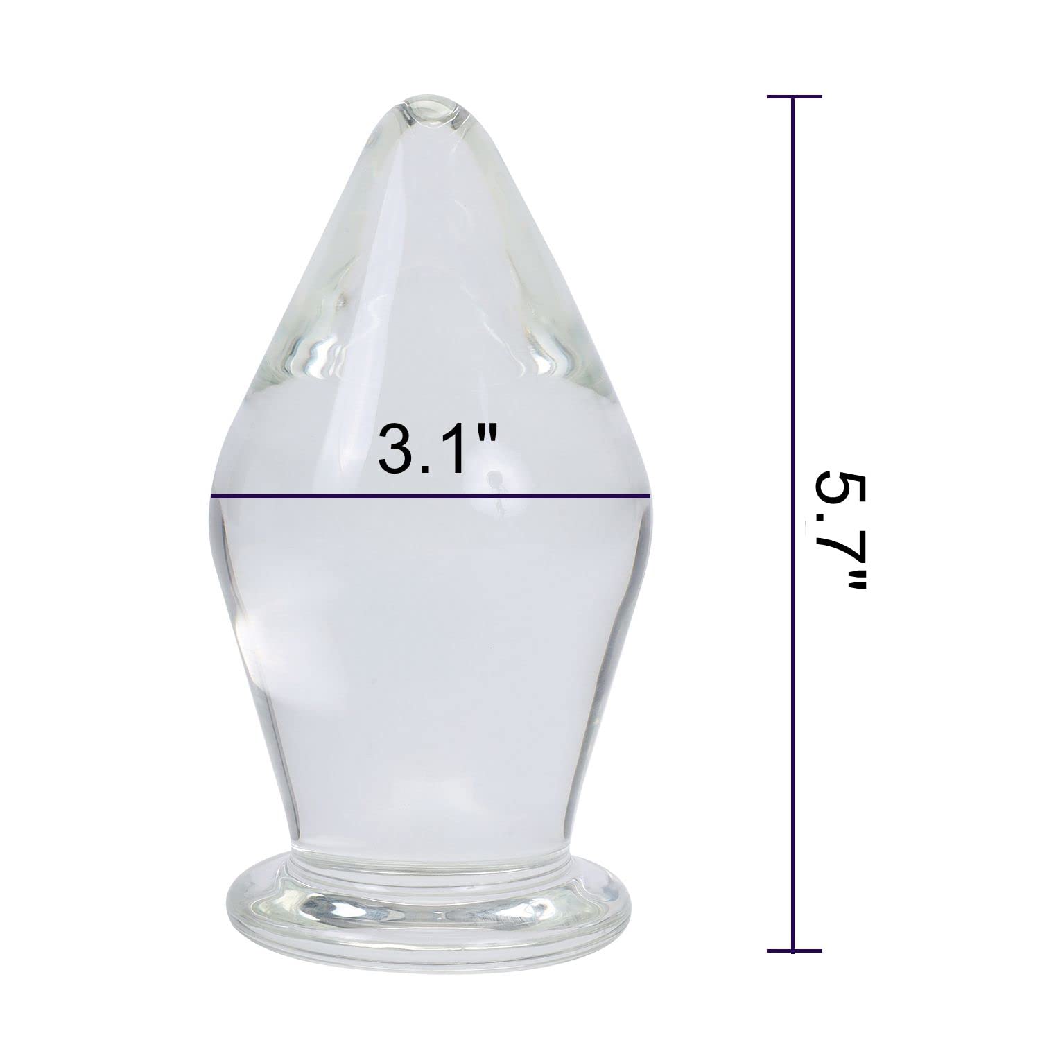 anal plug flashing Crystal Lost Big Ass: My Real Experience with the Largest Transparent Glass  Anal Plug I've