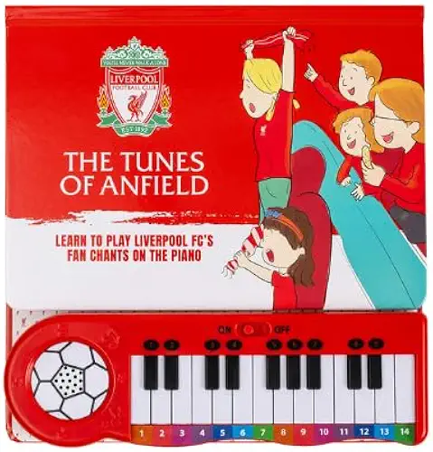 Fans Legacy - Liverpool FC Piano Book for Kids, Official Club Chants, Musical Learning Toy, Official Licensed Product, Ages 2+