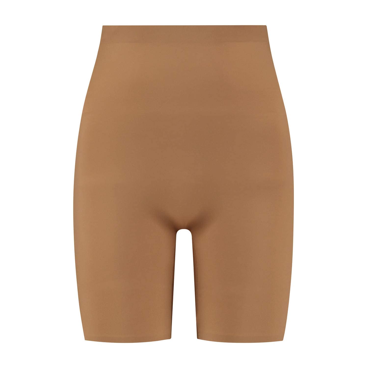 Bye Bra Women's Light Brown Invisible Shorts, Seamless Shapewear, Light Tummy Control Knickers, Smooth Shaping Comfortable Underwear, Anti-Chafing Shorts, Nude And Black, S-Xl (, Xl)