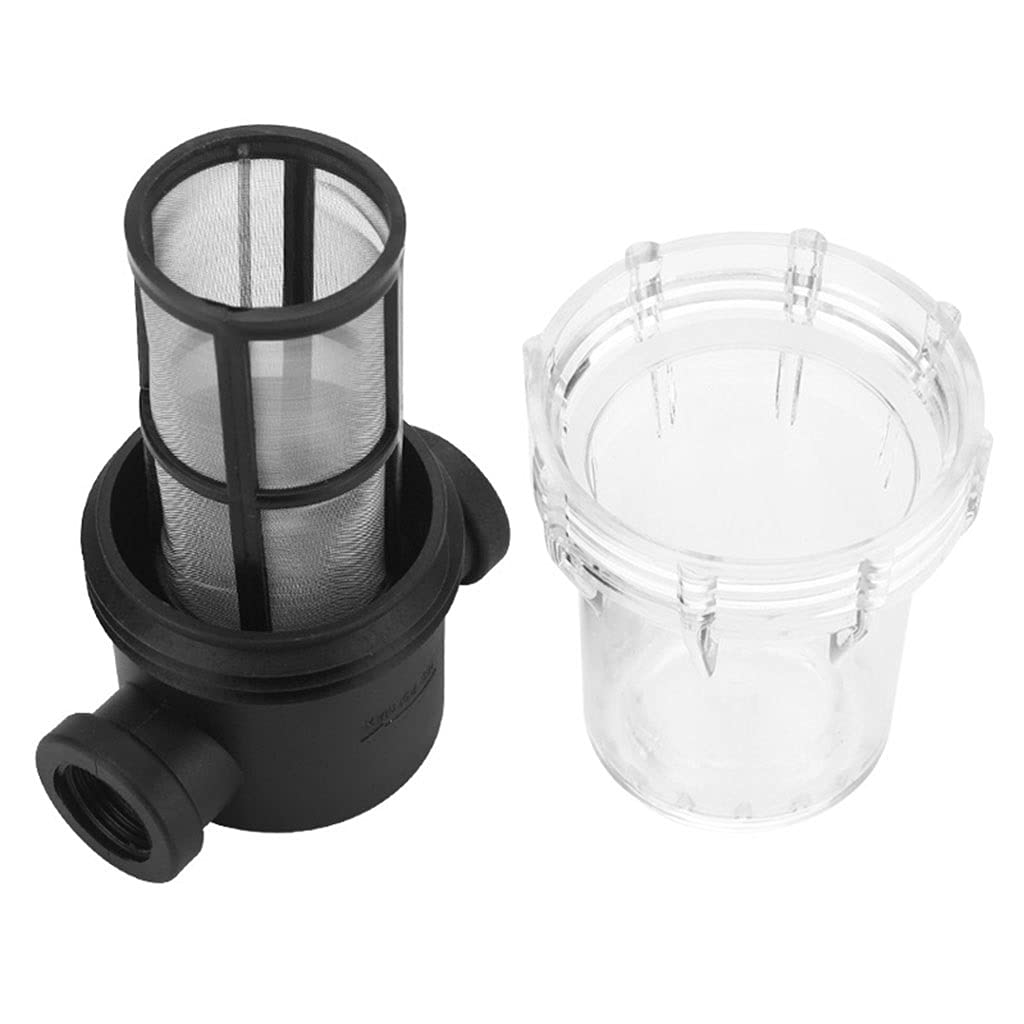 Filtros de Manguera Filtro de Manguera de jardín, 2 filtros for tuberías de Agua, Filtro de impurezas for riego de jardín(40 Mesh 1/2)