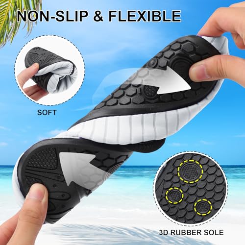 Unisex Barefoot Aqua Socks Ultra Thin Barefoot Water Shoes Quick-Dry for Beach Pool Surfing4
