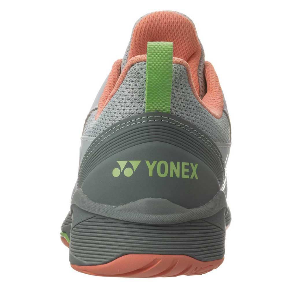 YONEX Mujeres Sonicage 3 Zapatillas De Pádel Zapatilla De Pádel Azul Claro-Albaricoque EU Neu