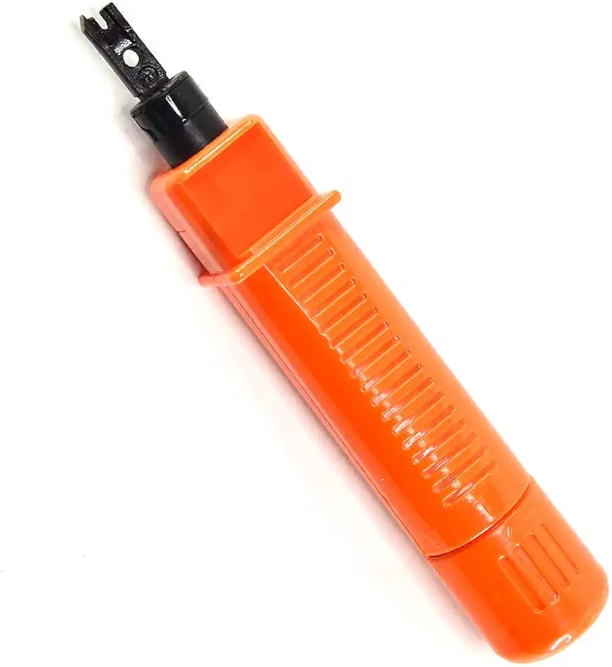 PlusCable Alicate Inserção Punch Down Rj45 Lt-P50 Laranja - Compatível Com Padrão 110 Idc