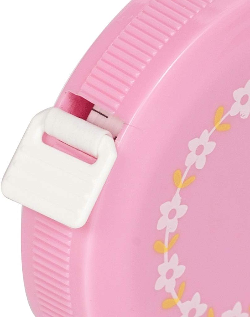 Measuring Tape Measure Portable Household Cutting Sewing Small Tape Measure Tape Health Ruler 1.5m Student Stationery 1.5 Meters Tape Measure Retractable (Color : Pink)(Green)