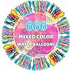Water Balloons, Water Balloons Quick Fill 1000 pcs, Self Sealing Quick Fill Instant Water Balloon for Swimming Pool Outdoor Party Summer Splash Fun Party Games for Kids Boys & Girls Adults (666pcs)