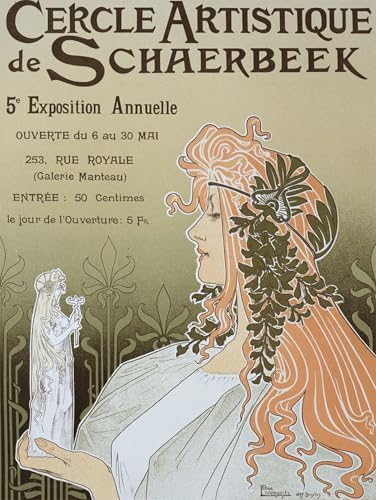 Toile murale abstraite Privet Livemont déco de salon moderne et contemporain 60x90cm