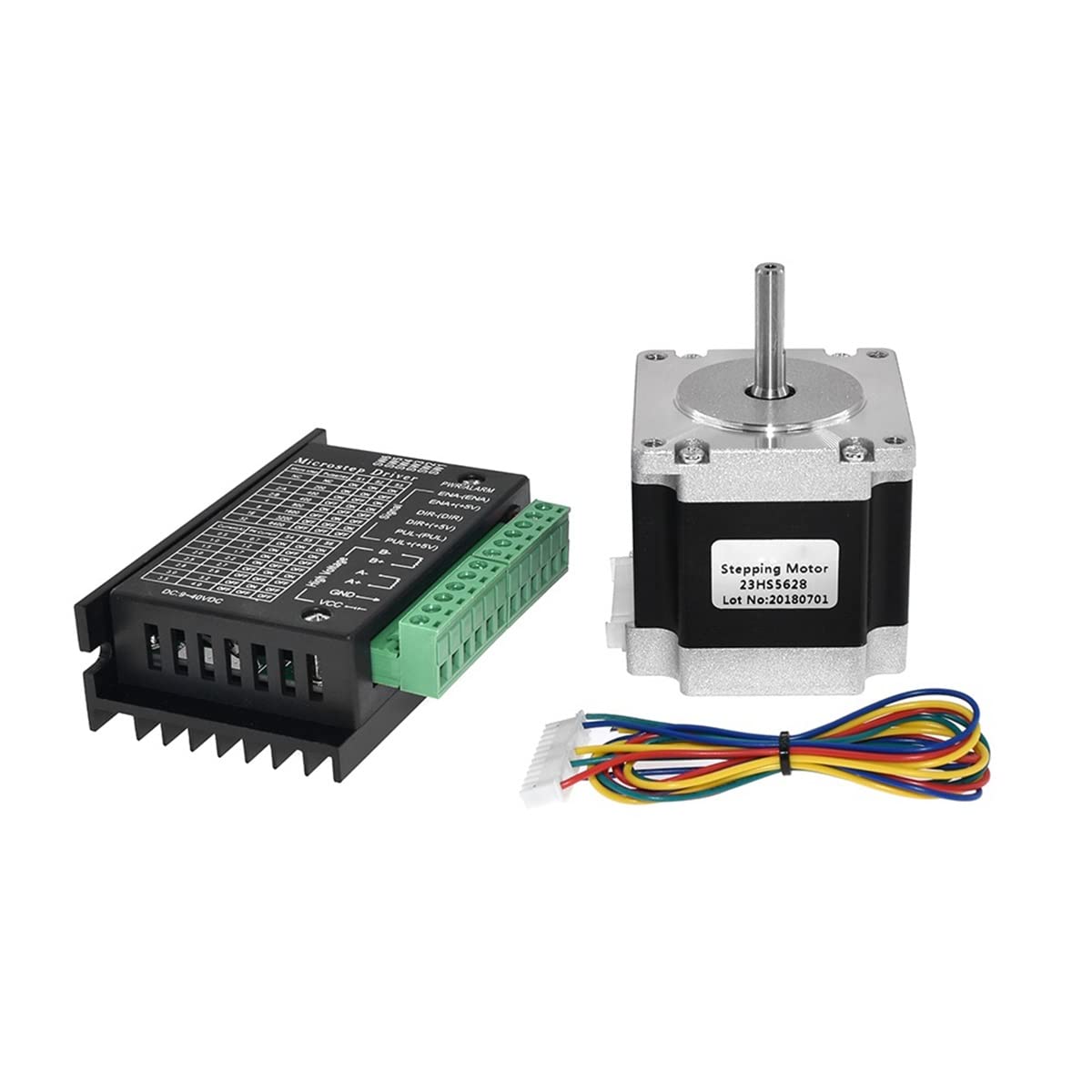 Akcesoria i części do drukarek 3D 23 Silnik krokowy 57Hs112 TB6600 23HS5628 2.8A z drukarką 3D sterownika silnika krokowego Tb6600 4A