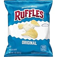 Ruffles Original Potato Chips, 1 Ounce (Pack of 40)