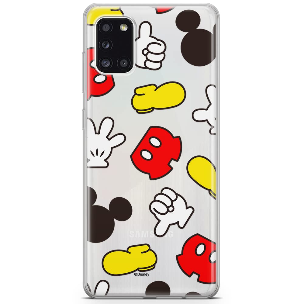 ERT GROUP mobile phone case for Samsung A31 original and officially Licensed Disney pattern Mickey 046 optimally adapted to the shape of the mobile phone, partially transparent