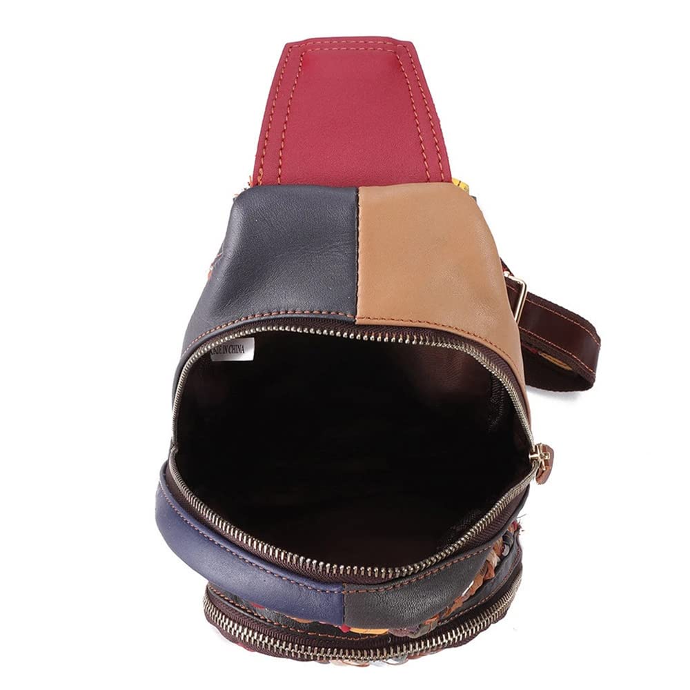 Bolso de hombro para mujer Bolso de viaje de moda Bolso de hombro de cuero Marrón
