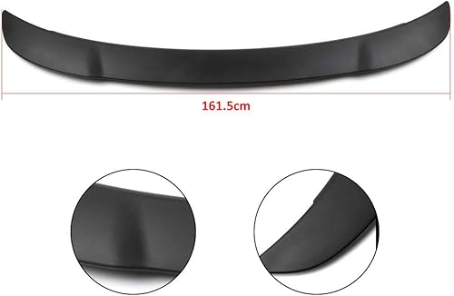 Miniatura 8 de SCITOO Alerón lateral compatible con Dodge Charger Sedán 2011-2020 negro mate estilo Hellcat para alerón trasero del maletero