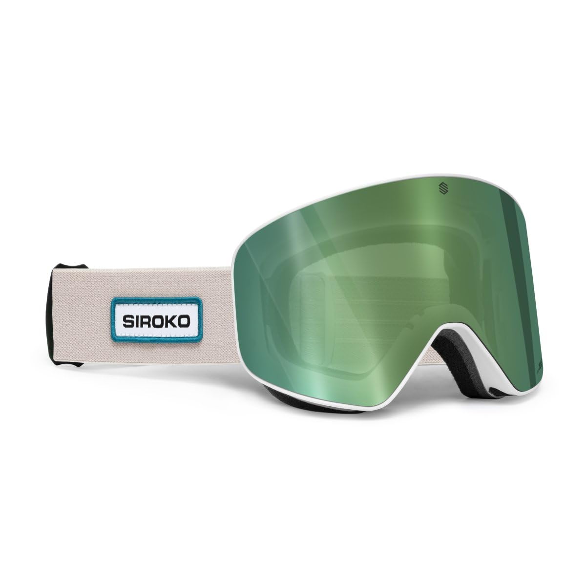 SIROKO - Maschera da Sci e Snowboard OTG con Lente Zeiss GX Ultimate Engadin