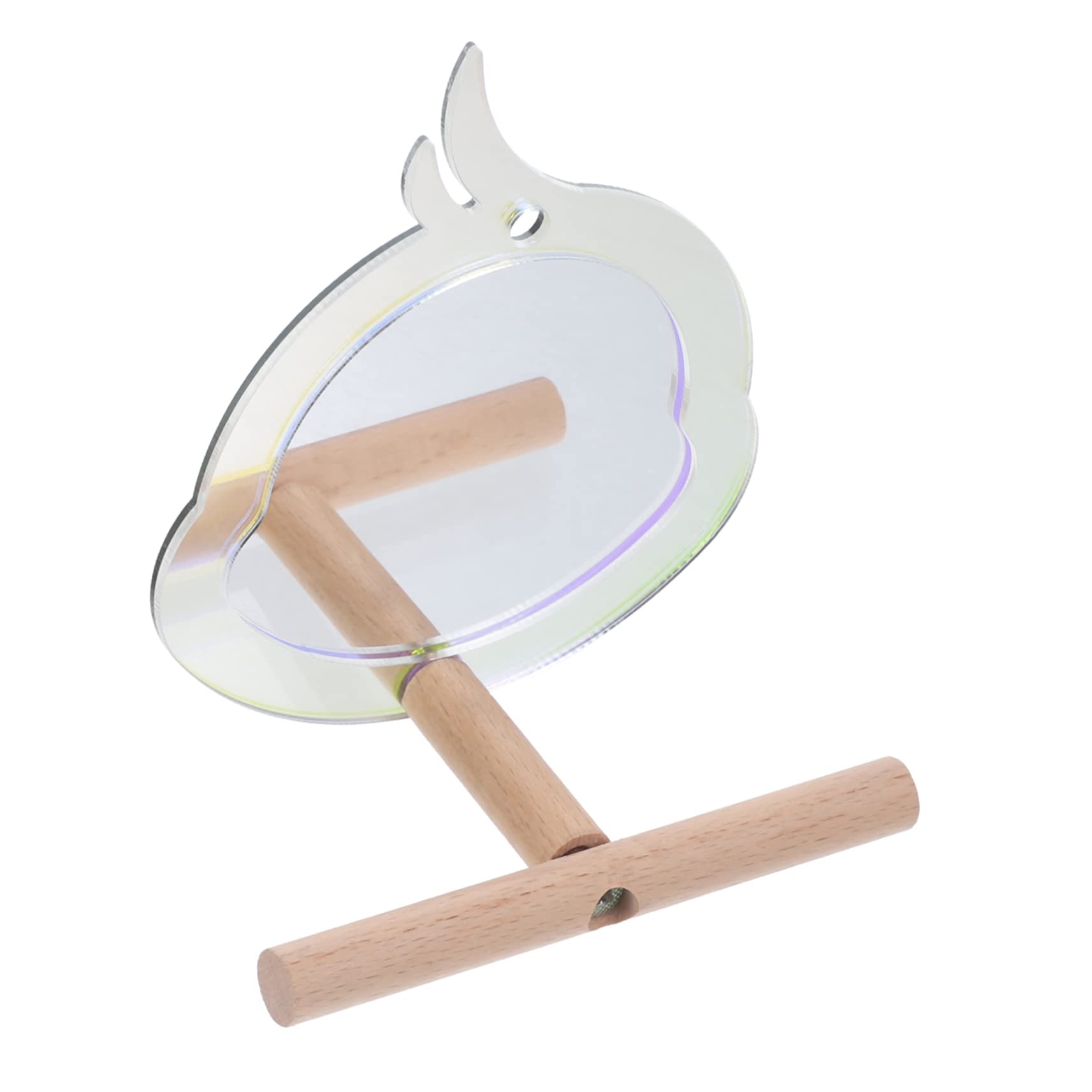 BESPORTBLE 5piezas Perch Espejo para Aves Soporte para Entrenamiento De Periquitos y Loros Juguete Interactivo y Decorativo para Jaula De Aves