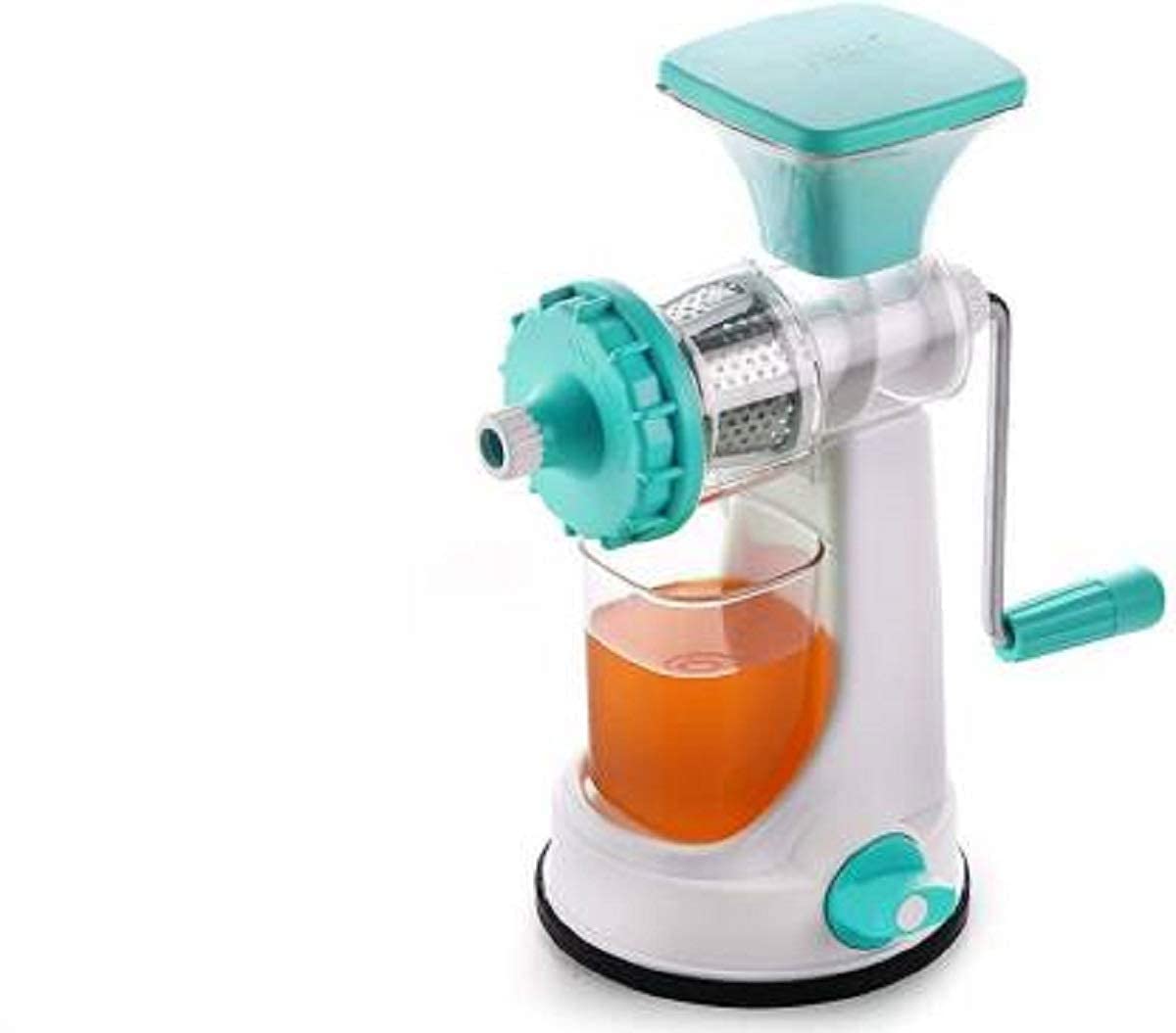 Kenmeet Enterprise Professional Manual Hand Juicer with Reinforced Steel Handle Heavy Duty Cold Press Extractor for Fruits Vegetables Shakes and Smoothies Eco-Friendly Non-Electric Juicing Machine-image-0
