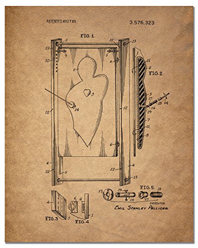 Fencing Patent Prints - Set of 4 (8 inches x 10 inches) Photos - Thumbnail 5