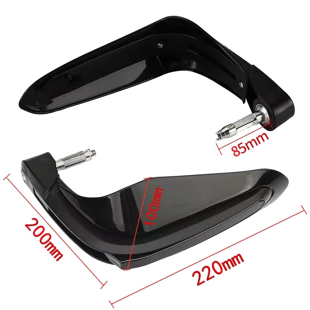 Motorrad Handprotektoren/Handschützer RH2 universell schwarz