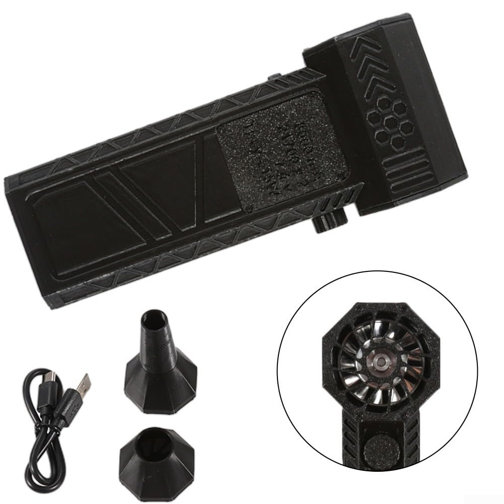 HEBEOT Violent Turbo Fan: 130.000 Giri/min, LED, Motore Brushless E Batteria Lunga Durata