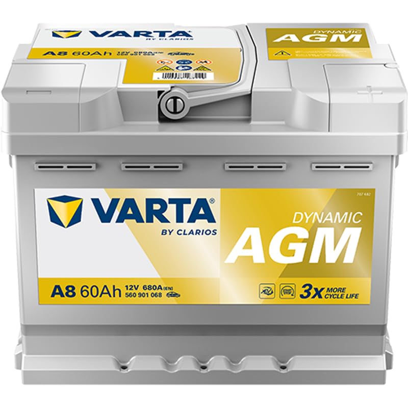 VARTA Batería 60, Ah 680, A/EN 560901068K262 L 242mm B 175mm H 190mm