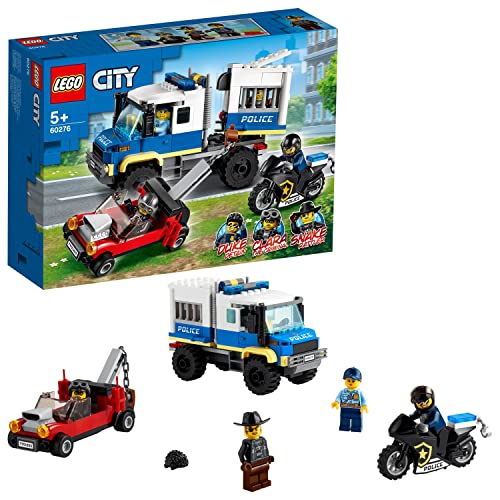 LEGO City Police Prisoner Transport 60276 Building Kit (244 Pcs),Multicolor