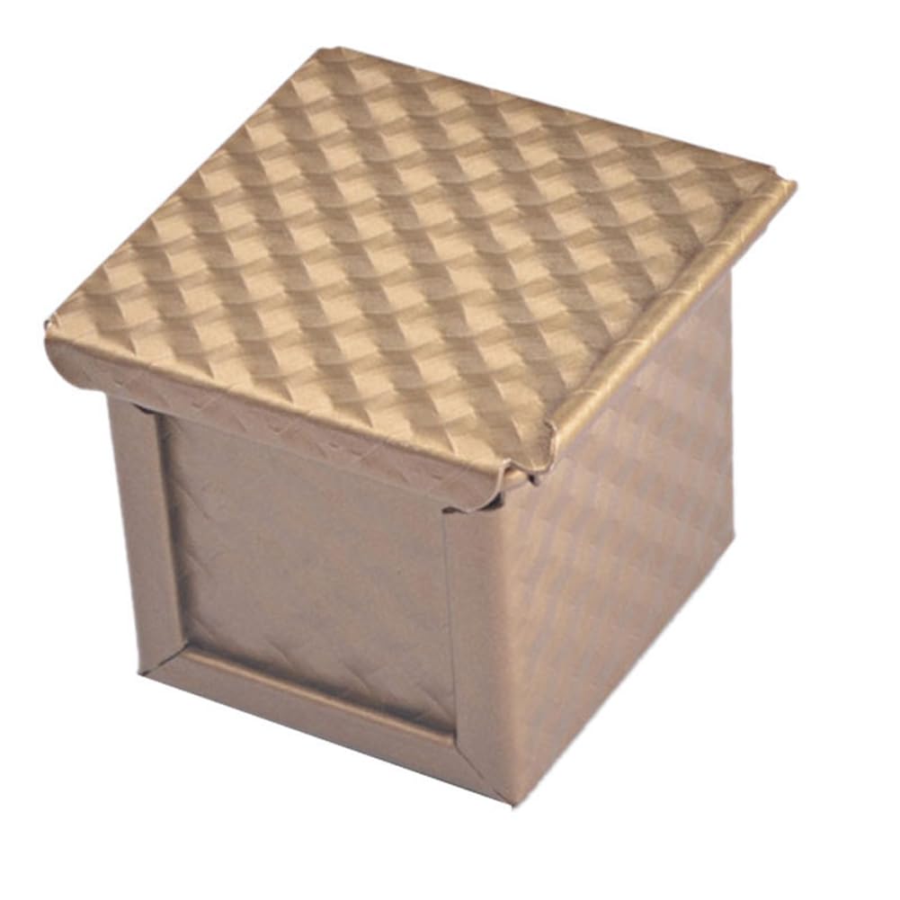 10 x Stampo per pane quadrato con coperchio toast stampo per pane Pullman stampo per pane con coperchio antiaderente mini quadrato per toast box