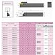 SPORTARC MGEHR1212-1.5 Nutfräserhalter + 10 Stück MGMN150-G Hartmetall-Nuteinsätze