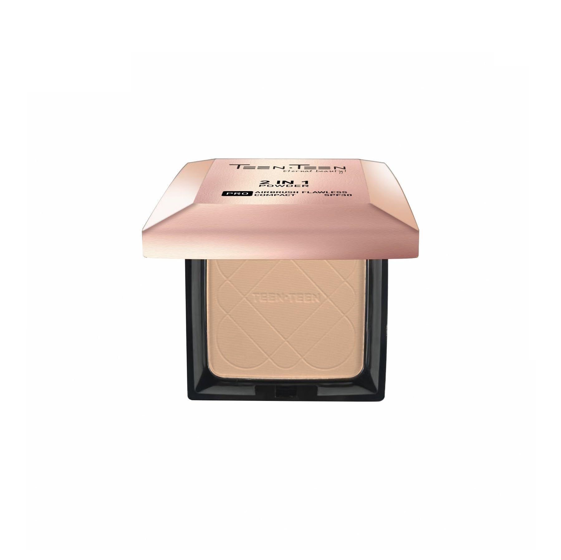 TEEN TEEN 2 In 1 Pro Air Brush Flawless Compact Powder with SPF30| Vitamin E – Matte Finish, Oil Control |Natural Matte Finish, Natural Nude, 20gm-picture-30