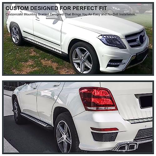 Estribos Laterales Running Boards para Mercedes GLK350 miniatura 3