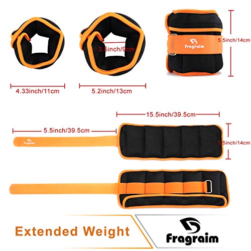Adjustable Ankle Weights 1-3/4/5/6/8/10/12/15/20 LBS Pair with Removable Weight for Jogging, Gymnastics, Aerobics, Physical Therapy - Image 5