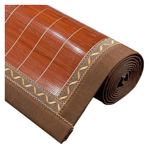 CHUNXVLI Alfombrilla De Enfriamiento Estera de Dormir Verano Colchón enfriamiento bambú Ropa Cama Seda Hielo Plegable Suave Doble Cara para Dormitorio(1.5 * 1.95M/59 * 77in)