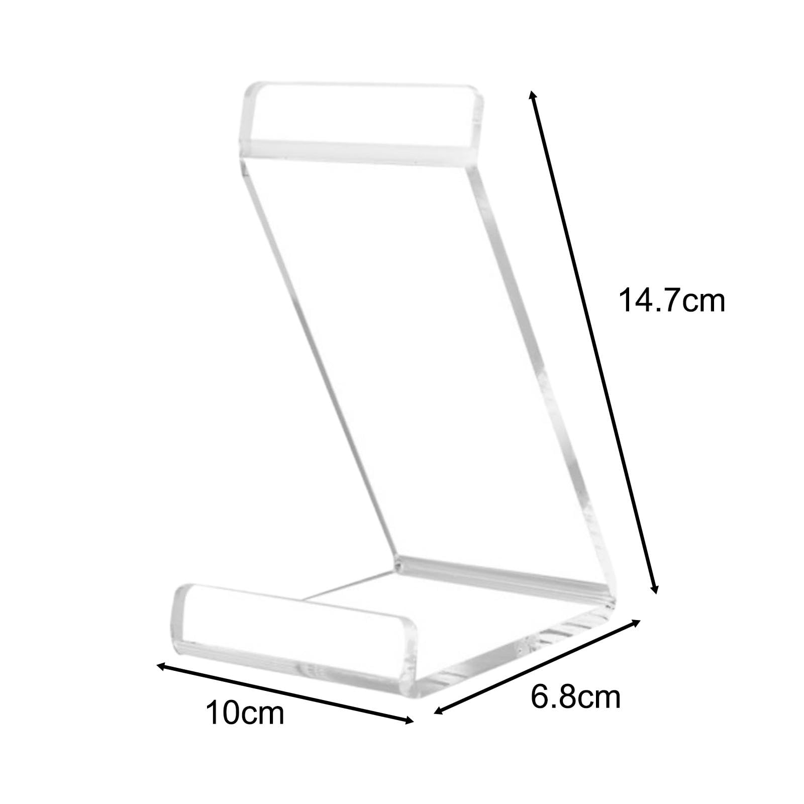 Eric pokazał wam, Stojak ekspozycyjny na płyty winylowe akrylowe Przezroczysty 10x6,8x14,7 cm/3,94x2,68x5,79 cala Opakowanie 1 albumu CD Organizer na dokumenty(1pc)