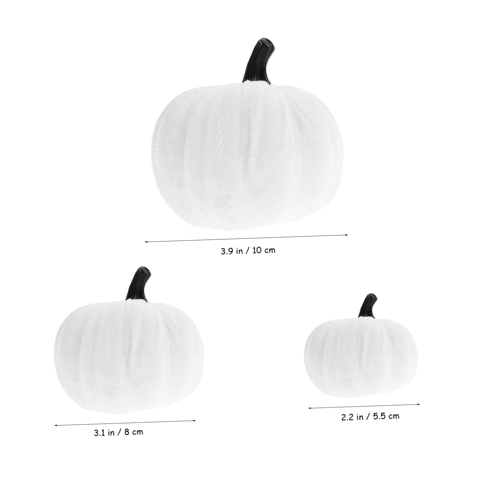 Cabilock 9pcs Foam Pumpkin Decor Pumpkins Model Artificial Pumpkin Ornament Thanksgiving Pumpkin Adorn Pumpkin Photo Props Desktop Pumpkin Artificial Pumpkins Flannel Accessories Wrapped
