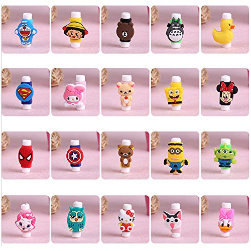 Andoer Animal bonito mordida cabo protetor de dados organizador enrolador para smartphone linha de d