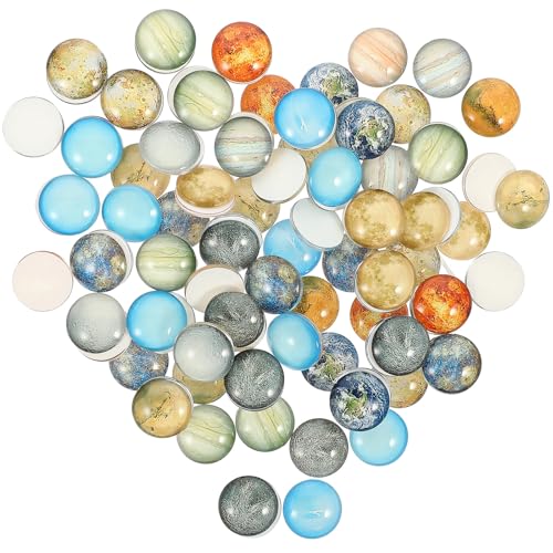 Patchs ronds en verre lumineux par 100 pièces pour la création de bijoux artisanaux