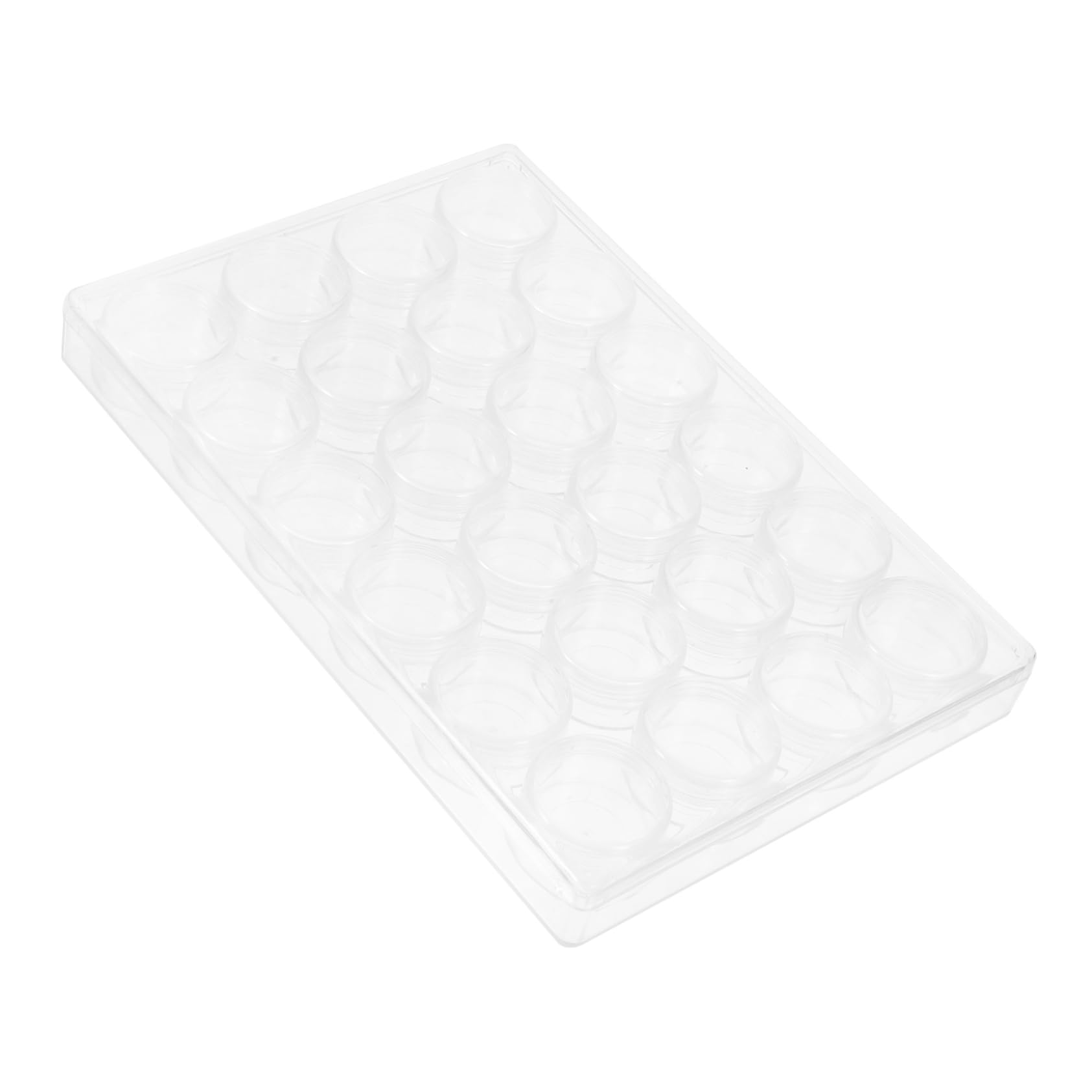 STOBOK Jewelry Storage Organizer Set 24-piece Bead Organizer Box Large Capacity Portable Jewelry Box for Women