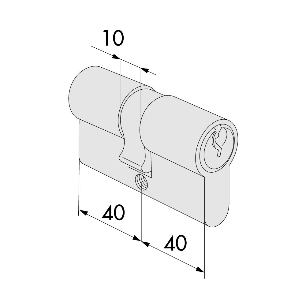 CISA 48250.30.0 SERRATURA MULTITOP DA INFILARE PER MONTANTI E 30mm