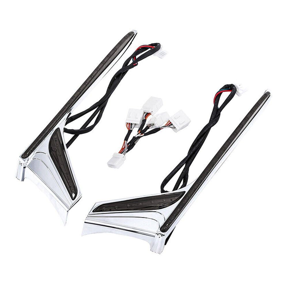 Debrroce Rear Red Lights Vertical Strip Goldwing F6B ABS Plastic for Honda for Goldwing F6B 2013-2016 for Goldwing 1800 2012-2017