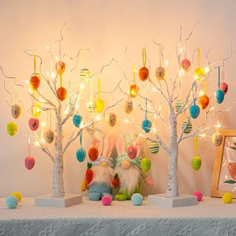 Eambrite Set of 2 Easter Egg Trees Cover