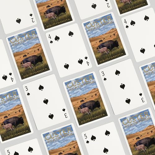 Baraja de Poker Custer Park, 52 cartas para adultos miniatura 4