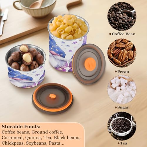 ATTX Contenedor de Café de Acero Inoxidable 900 ml miniatura 5