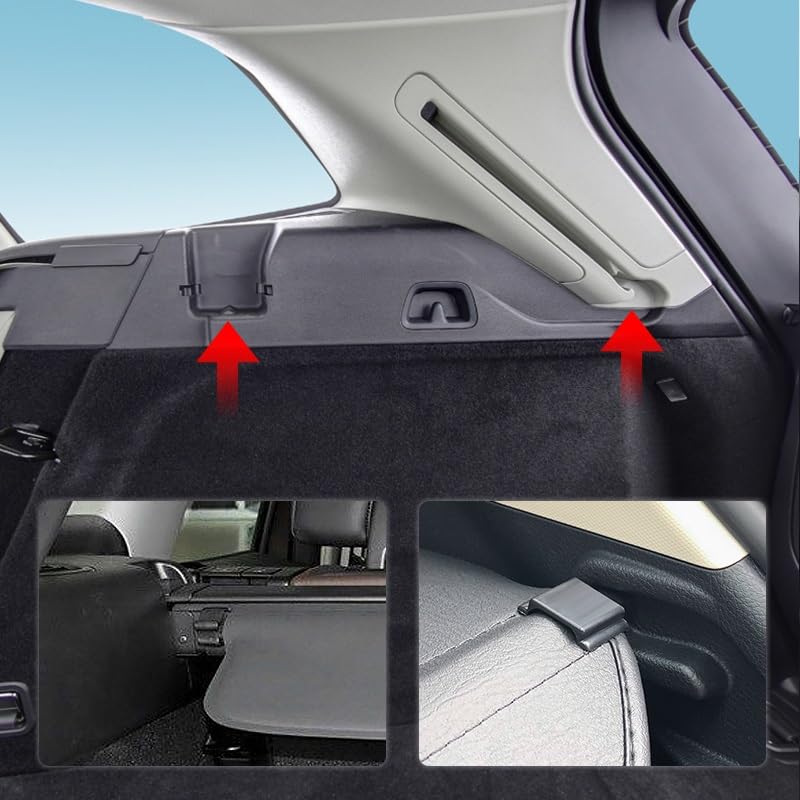 Cubierta de carga oculta maletero Volvo XC90 para evitar robos y miradas 4