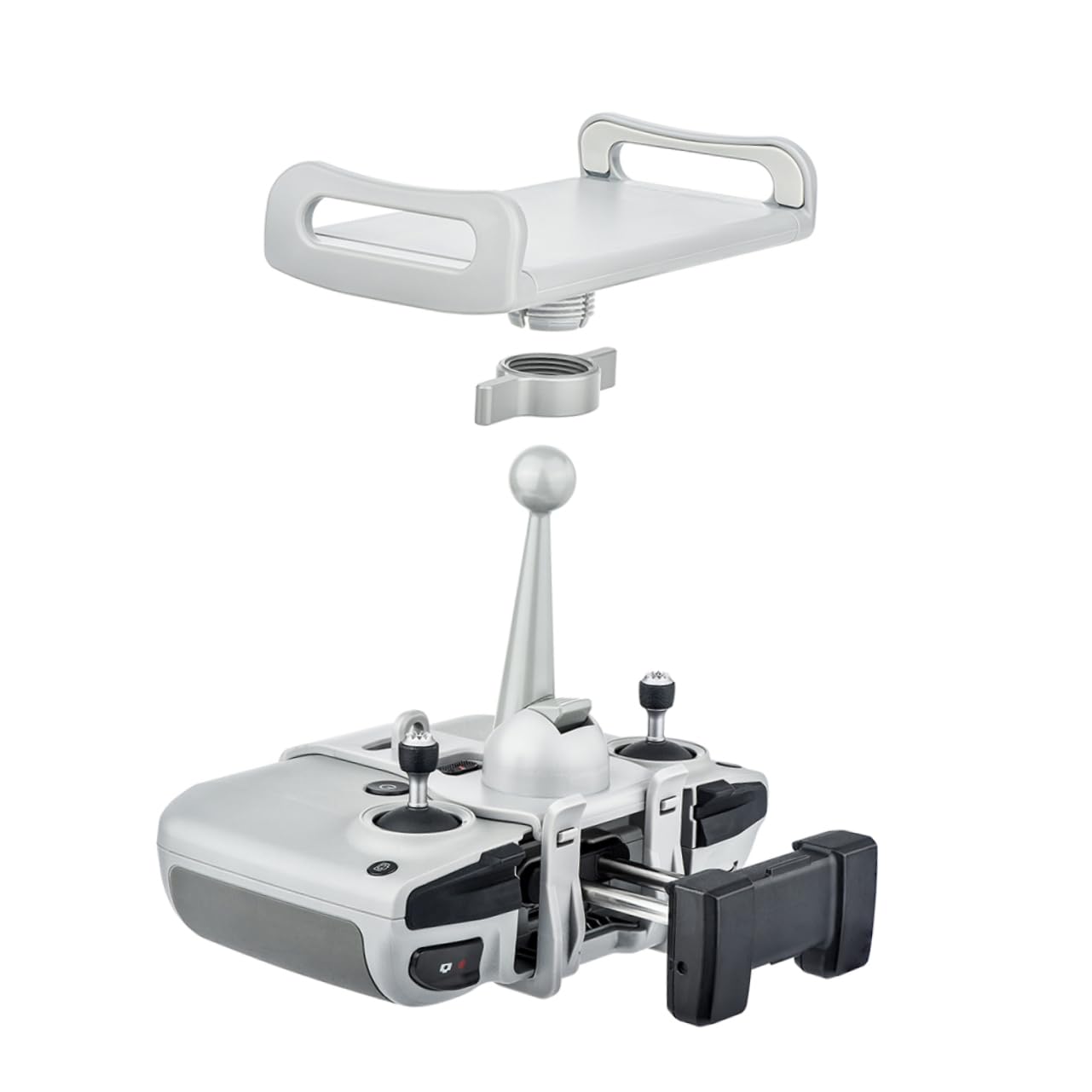 SHOWERORO Remote Control Tablet Mount Extender for Air Holder with Screw Compatible with Tablets Easy Locking Accurate Button Access Ball Head